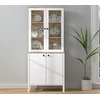 Hanah Home Polica za knjige FRN-20070, 83x194x47 cm, Bela