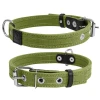WAUDOG WAU DOG Bavlnený reflexný obojok dvojvrstvový Obvod krku: dĺžka: 31-41 cm, širka: 20 mm, zelena dolžina: 41-53 cm, širina: 25 mm