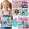 DreamWorks Gabbys Dollhouse Ustvarjalni komplet, knjiga z mozaiki za deklice, 600 penastih nalepk
