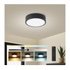 Brilagi - LED prigušiva svetiljka POOL LED/18W/230V 3000-6000K 20 cm crna + daljinski upravljač