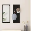 Vješalica za kapute na zidu Zidne Crni hrast 30 x 1,5 x 80 cm