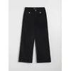 Sinsay - Wide leg somot farmerke - crno