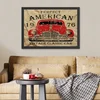Wallity Uramljena slika Perfect American, 55x75 cm