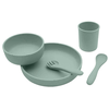 Kikka Boo silikonsti set za hranjenje 5/1, Sage