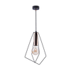 Jupiter 1664 - Luster na sajli KAIR 1xE27/60W/230V crna/bakar