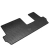 Rubber car mats VW ID. Buzz People 2022- (long version, 3rd row, 7 seats)