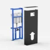 90 730 00 0008: Sanitarni blok SANIT INEO SOLO, viseča WC školjka, črni