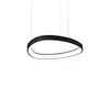 Ideal Lux - LED luster na sajli GEMINI LED/36W/230V 2700K preč. 42,5cm CRI 90 crna