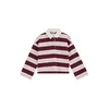 WE Fashion Majica roza / burgund / bela