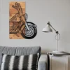Wallity Zidna dekoracija Chopper 3, 42,5 x 58 cm, Crna