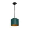 Luster na sajli ARDEN 1xE27/60W/230V pr. 18 cm zelena/zlatna