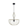 Luster na sajli JASMINA 1xE27/20W/230V O 40 cm zlatna
