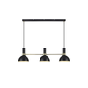 Markslöjd 106971 - Luster na sajli LARRY 3xE27/60W/230V crna/zlatna