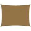 Senčno jadro 160 g/m2 taupe 4x5 m HDPE