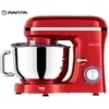 MANTA LOVIO LVSTM01 ChefAssistant kuhinjski robot/mešalnik, 1900W moč, 6.2L posoda, 6 hitrosti, Pulse funkcija, stepanje/mešanje/gnetenje, nerjaveče jeklo, +dodatki, rdeč (Velvet Red)