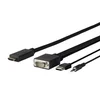shumee Vivolink PROVGAHDMI1 adapter HDMI VGA avdio USB 1m črne barve