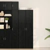 Highboard Crni hrast 70 x 42,5 x 185 cm