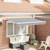 Vlečna tenda Antracit 350 x 200 cm blago