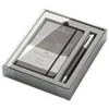 SET POKLON NOTES A6 KARO PLUS OLOVKA KEMIJSKA AMBITION FABER CASTELL 149623 CRNI