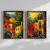 Wallity Slika TUN141, 2 dela, 70 x 50 x 3 cm