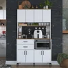 Hanah Home Komoda JE179 3402, 120x204.2x40 cm, Bela