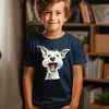Camiseta Majica sa štampanim printom Cam 575, Dečija, Tamnoplava