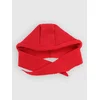 24 Colours 130816 Knitted Hood Scarf red