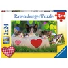 Ravensburger Slagalica Zaljubljene mace, 2x24 dela