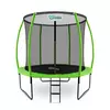 INLEA ULTIMATE Jump Trampolin 250 cm z notranjo zaščitno mrežo – svetlo zelena