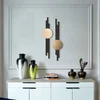 Wallity Zidna dekoracija Antique Lines Set - APT799, 13,5 x 60 cm, Zlatne boje