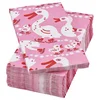 VINTERFINT Papirna salveta, patka roze, 38x38 cm