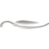 APS Leaf žlica za finger food, bela, 10 mm, dolžina: 100 mm, širina: 45 mm (50 kos)