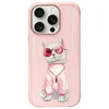 NIMMY GLASSES COOL CAT maskica za iPhone 16 Pro pink