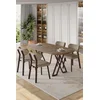 Hanah Home Trpezarijski set, 5 komada, Bež