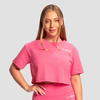 GymBeam Women‘s Limitless Cropped T-Shirt Dragonfruit