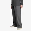 Hlače adidas Trefoil Essentials Melange Baggy Open Hem Dark Grey Heather L