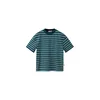 MANGO KIDS Majica smaragd/temno zelena/bela