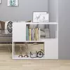vidaXL TV omarica bela 80x24x63 cm iverna plošča
