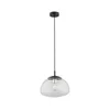 Argon 4332 - Luster na sajli TRINI 1xE27/15W/230V prečnik 30 cm crna