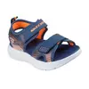 Skechers Sandale za dečake Microspec-Splash, 407034N-NVOR, Tamnoplave