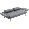 Homestar Sofa postelja 170x83x80 cm siva