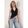 Trendyol Milla Ženska bluza Tprss25Bz00048, Crna