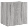 Vidaxl Stenska TV omarica siva sonoma 40,5x30x40 cm inženirski les