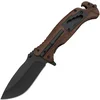 Outdoor sklopivi nož NI-40957 - Crna/Smeđa KP40957