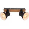Briloner 2742-025 - Spot svetiljka SPOTLIGHT 2xE27/40W/230V crna/braon