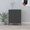 Ladičar antracit 80 x 35 x 101,5 cm čelični