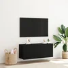 Set TV komoda Crni hrast 100 x 30 x 41 cm Konstruirano drvo