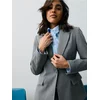 Sinsay - Slim fit sako sa viskozom - svetlo siva