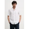 Lanena srajca Pepe Jeans AMARO moška, bež barva, PM308847