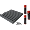 Mega Acoustic PA-PMK-4 50x50 SET 2 Dark Grey Absorpcijska pena